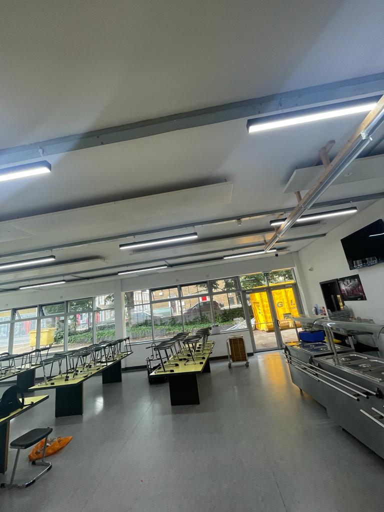 Lighting installation for City of London academy445